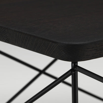 Eames Occasional Table LTR by Vitra - Dark Oak / Basic Dark Steel Base