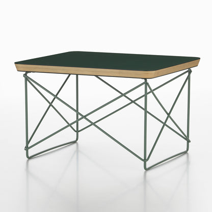 Eames Occasional Table LTR by Vitra - Jade Linoleum / Eames Sea Foam Green Base