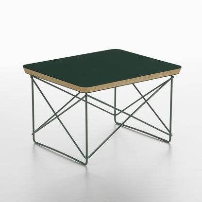 Eames Occasional Table LTR by Vitra - Jade Linoleum / Eames Sea Foam Green Base