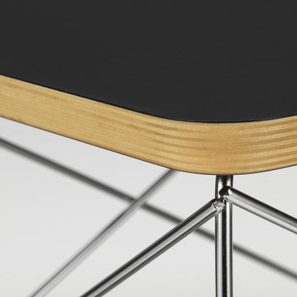 Eames Occasional Table LTR by Vitra - Black HPL / Stainless Steel Base