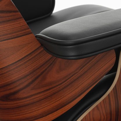 Eames Lounge Chair by Vitra - Santos Palisander / Nero Natural Leather (L60)