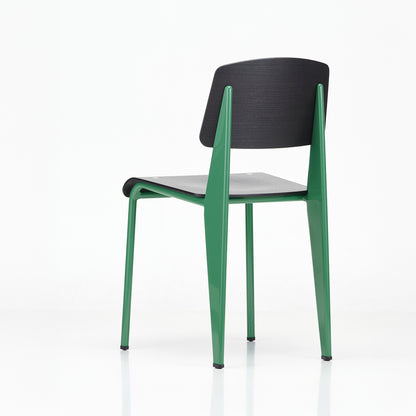 Standard Chair by Vitra - 18 Prouve Blé Vert / 04 Dark Oak