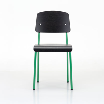 Standard Chair by Vitra - 18 Prouve Blé Vert / 04 Dark Oak