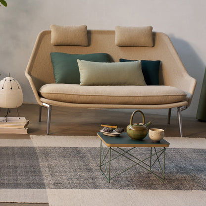 Eames Occasional Table LTR by Vitra - Jade Linoleum / Eames Sea Foam Green Base