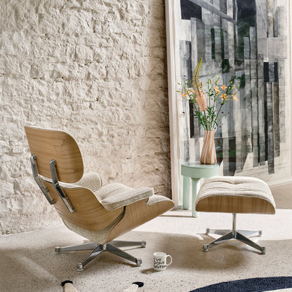 Eames Lounge Chair by Vitra -Lacquered Chestnut / Bamboo Terra 04 Nubia