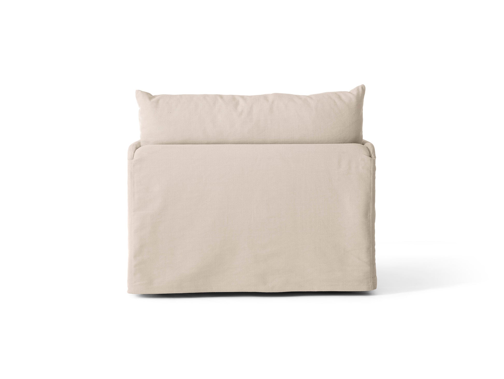 Offset Loose Cover 1-Seater Sofa by Audo Copenhagen / Logan Sand