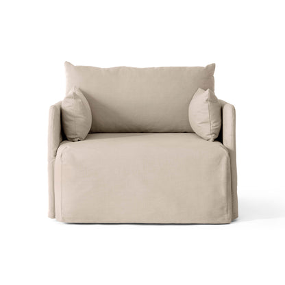 Offset Loose Cover 1-Seater Sofa by Audo Copenhagen / Logan Sand