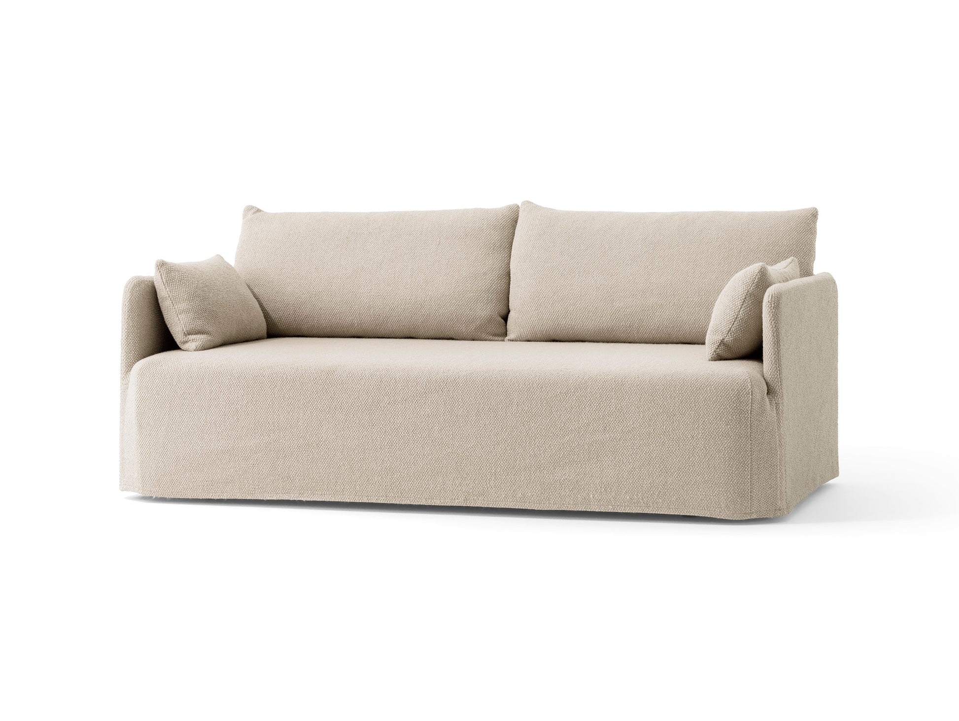Offset 2-Seater Sofa with Loose Cover by Audo Copenhagen - Sand
