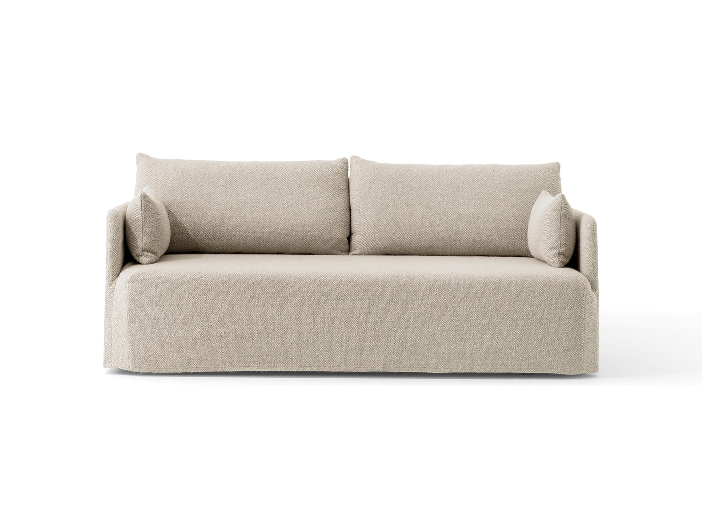 Offset 2-Seater Sofa with Loose Cover by Audo Copenhagen - Sand