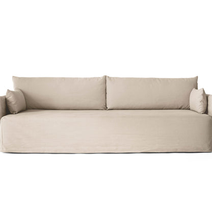 Offset 3-Seater Sofa with Loose Cover by Audo Copenhagen - Sand