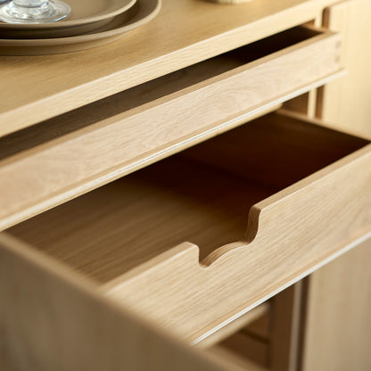 A232 Sideboard Shelf and Drawers by FDB Mobler