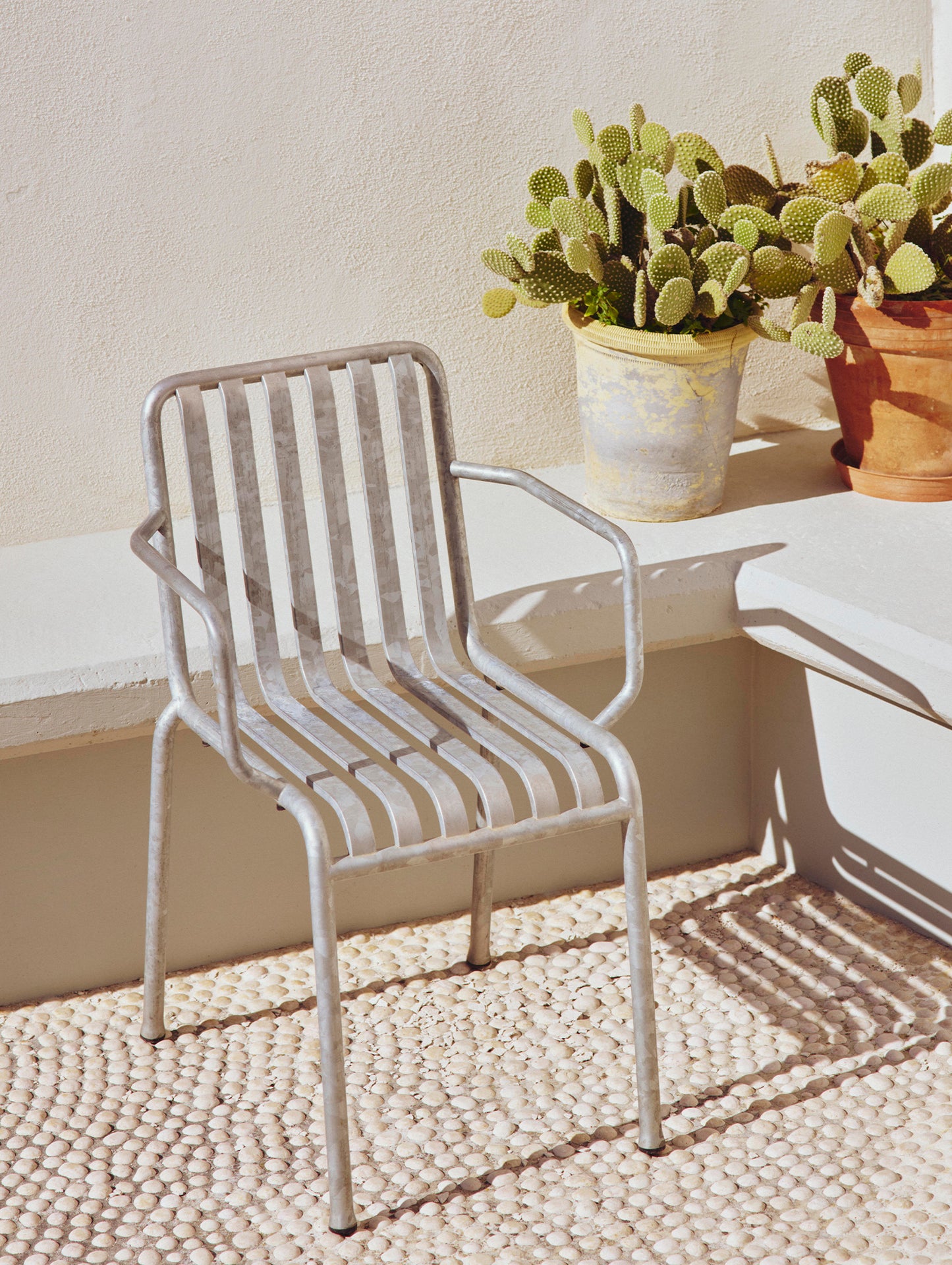 Palissade Armchair by HAY - Galvanised