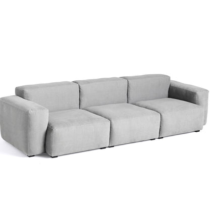 Mags Soft 3 Seater Sofa (Low Armrest) by HAY - Combination 1 / Linara 443