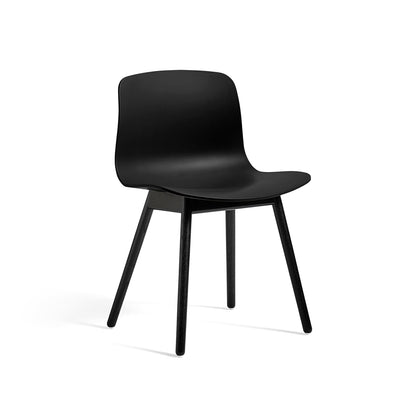 About A Chair AAC 12 by HAY - Black 2.0 Shell / Black Lacquered Oak Base