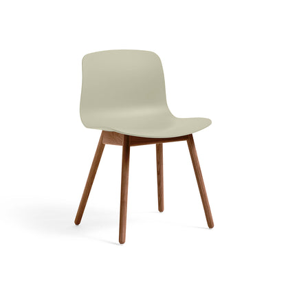 About A Chair AAC 12 by HAY - Pastel Green 2.0 Shell / Lacquered Walnut Base