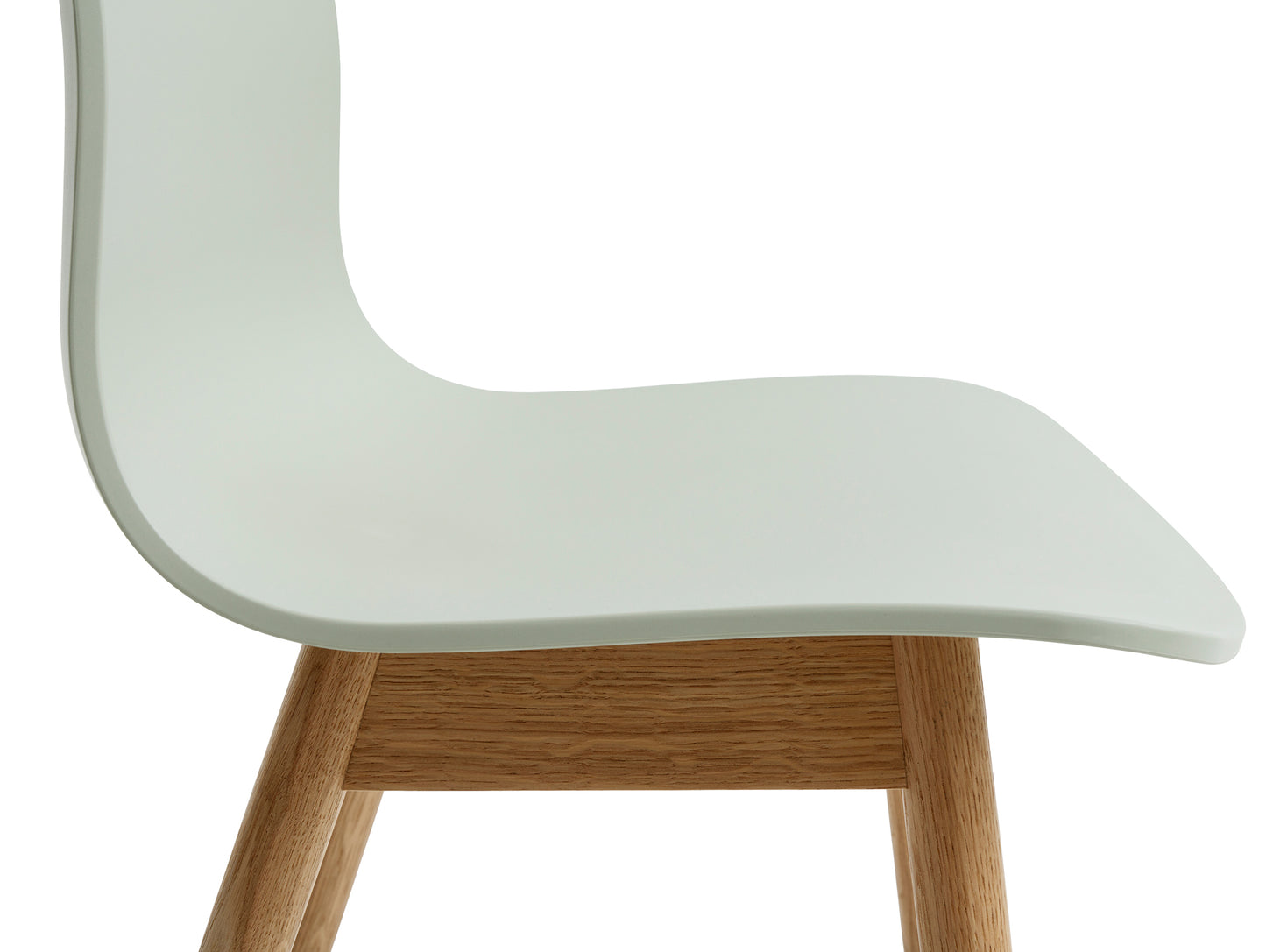 About A Chair AAC 12 - Pastel Green 2.0 Shell / Lacquered Oak Base