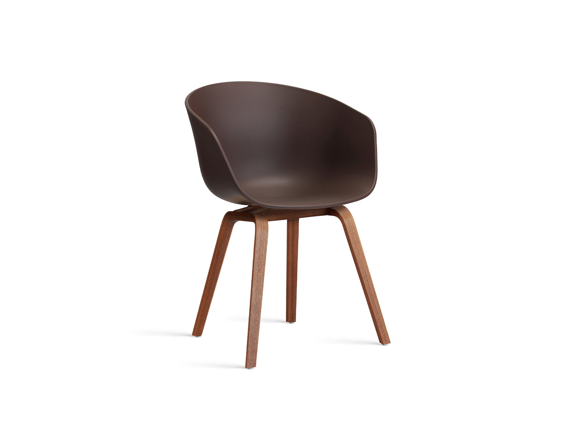 About A Chair AAC 2 (New Colours) by HAY - Lacquered Walnut / Raisin 2.0