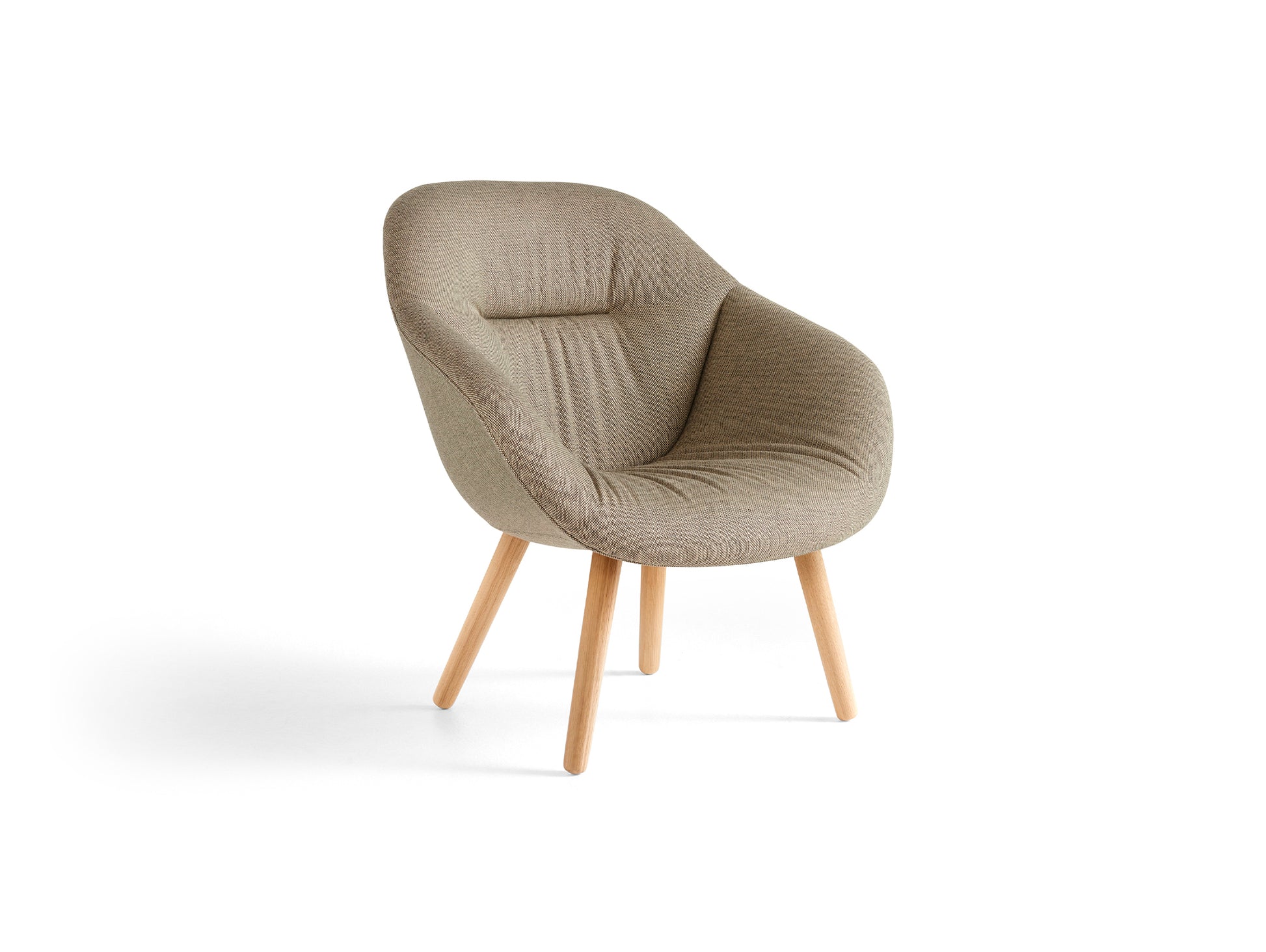 About A Lounge Chair - AAL 82 Soft by HAY / Re-wool 218 / Lacquered Oak Base