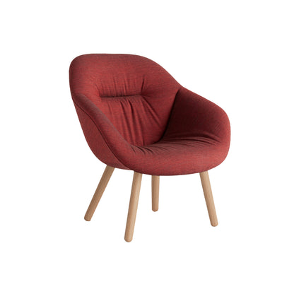 About A Lounge Chair - AAL 82 Soft by HAY / Remix 662 / Lacquered Oak Base