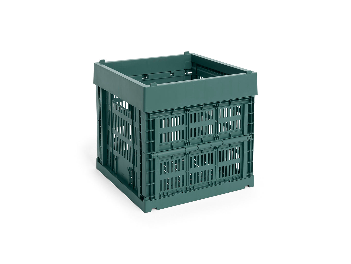 Colour Crate Cube by HAY - Dark Green