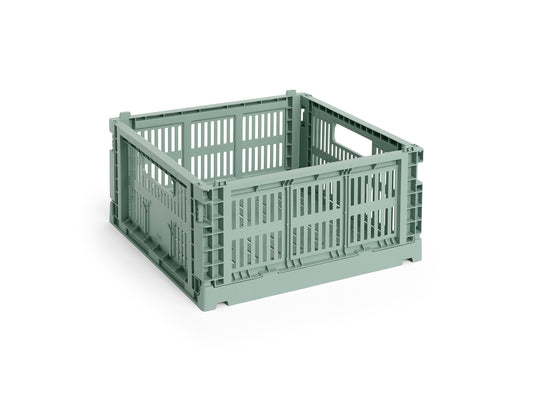 Colour Crate Square by HAY - Sage Green