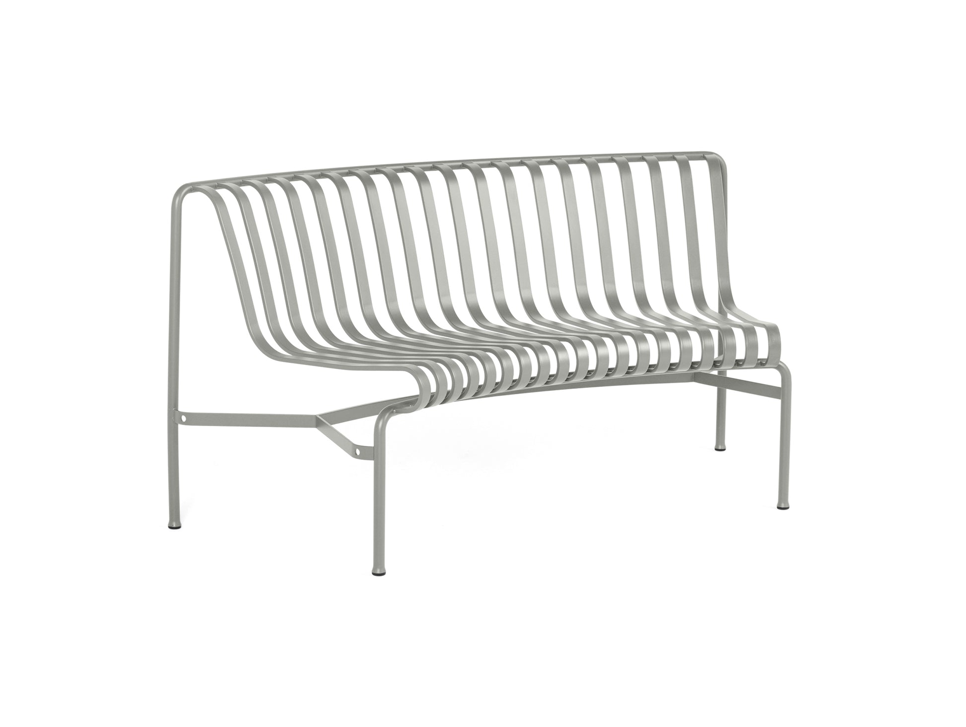 Palissade Park Dining Bench Add Ons by HAY - Inward Facing / Sky Grey