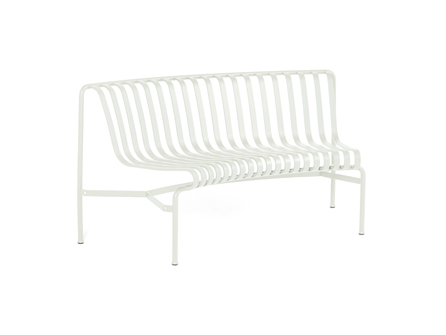 Palissade Park Dining Bench Add Ons by HAY - Inward Facing / Cream White