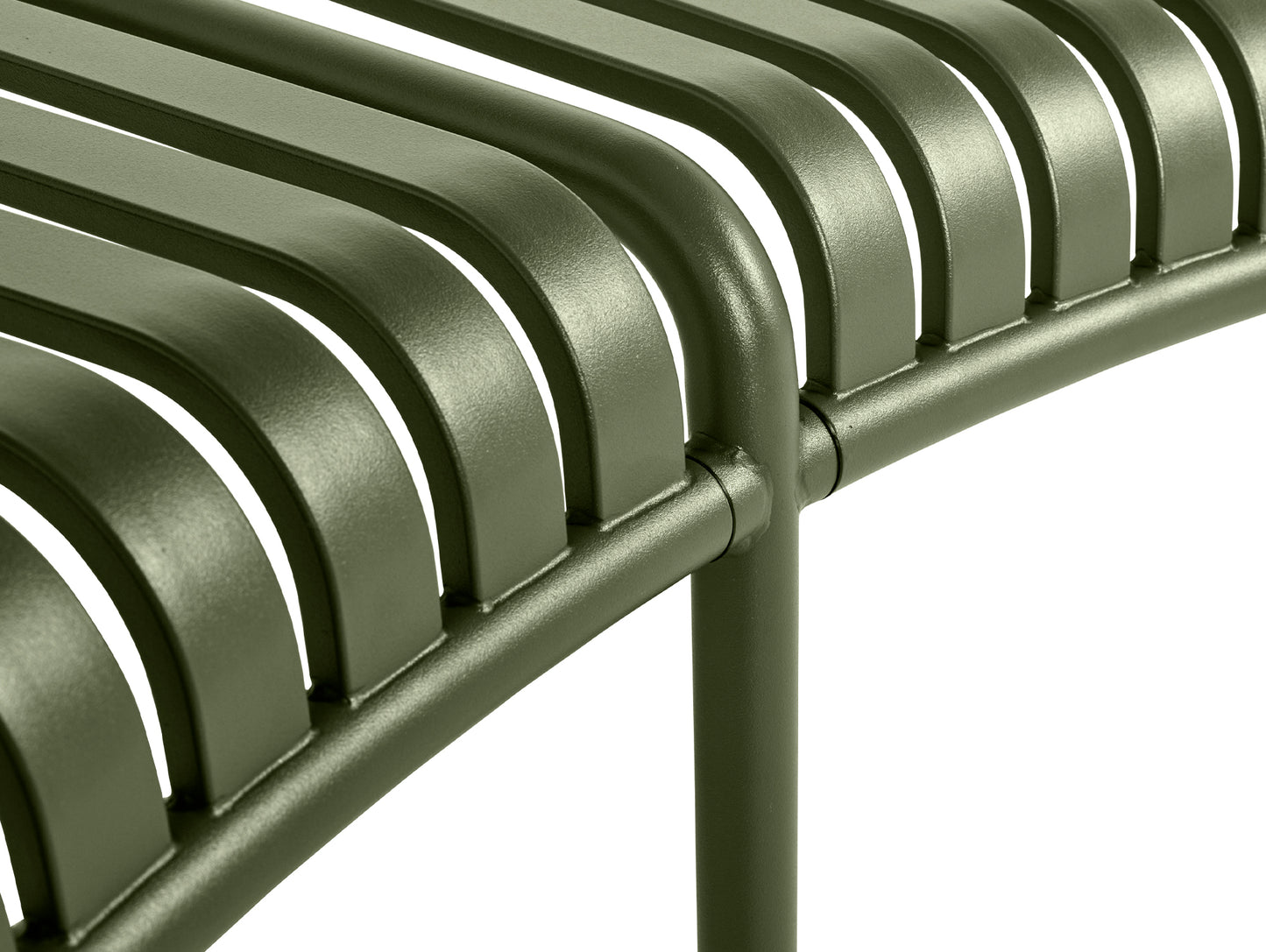 Palissade Park Bench by HAY - Olive