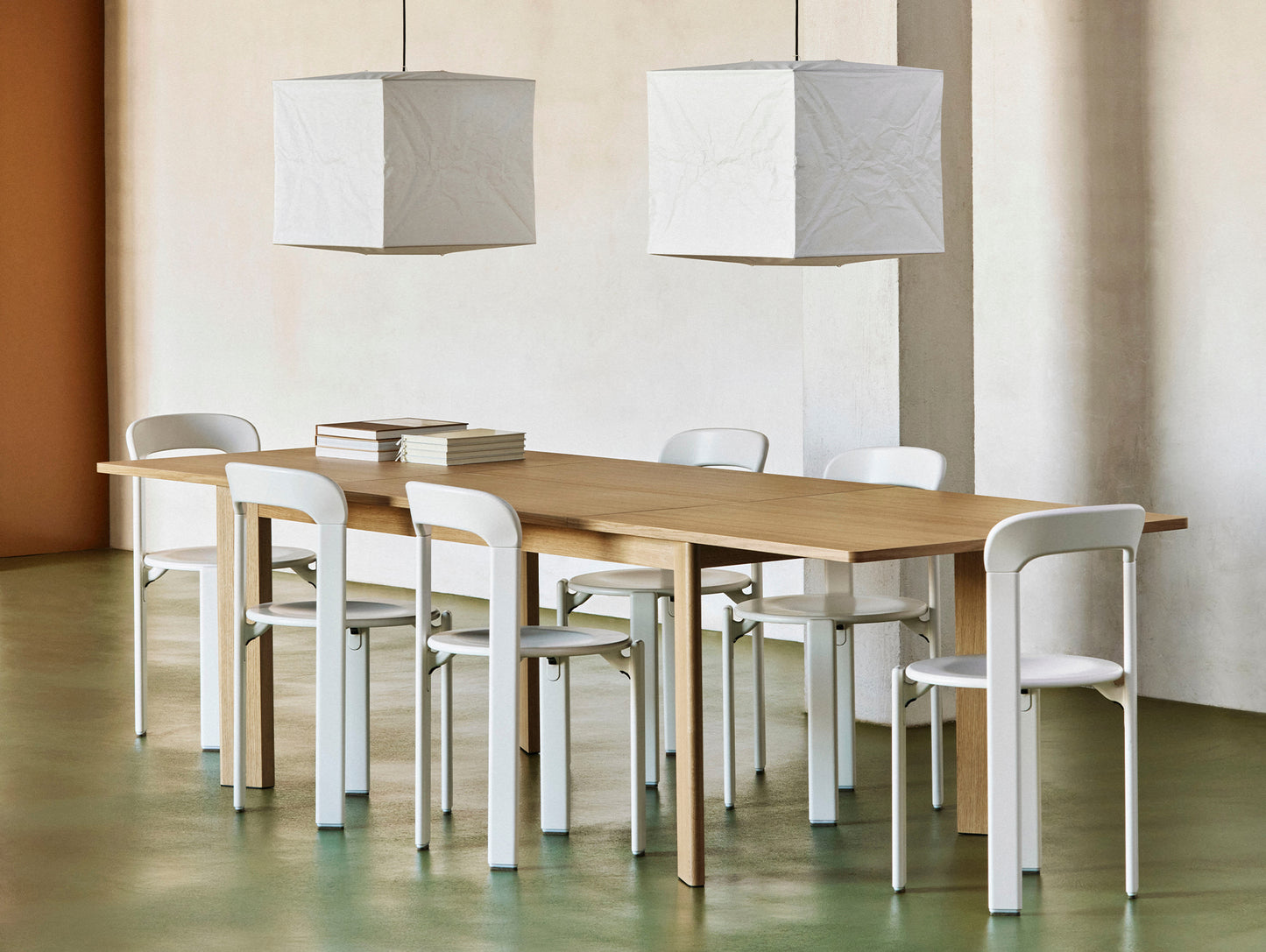 Chisel 630 Table  Rectangular by HAY - Lacquered Oak Veneer