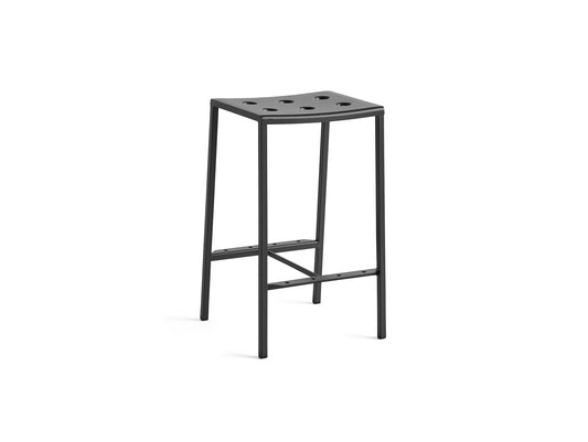 Balcony Outdoor Bar Stool Low by HAY - Anthracite 