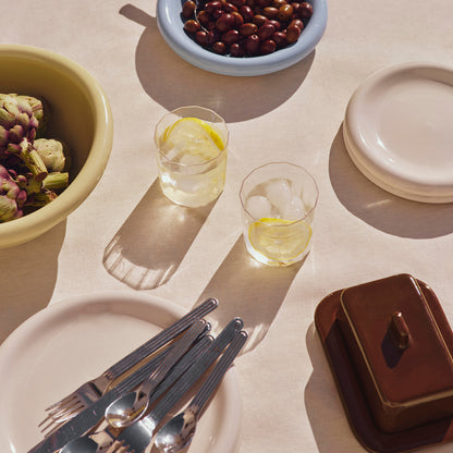 Barro Butter Dish by HAY - Burgundy