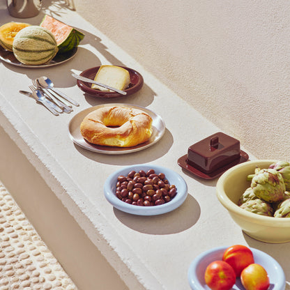Barro Butter Dish by HAY - Burgundy