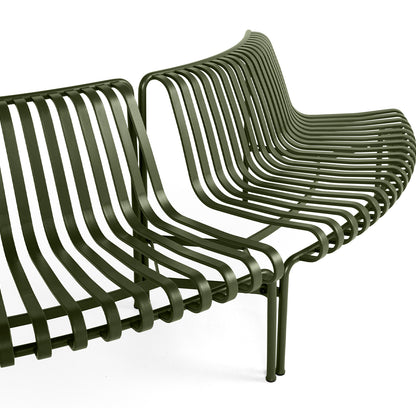 Palissade Park Dining Bench - Out-Out Starter Set by HAY - Olive