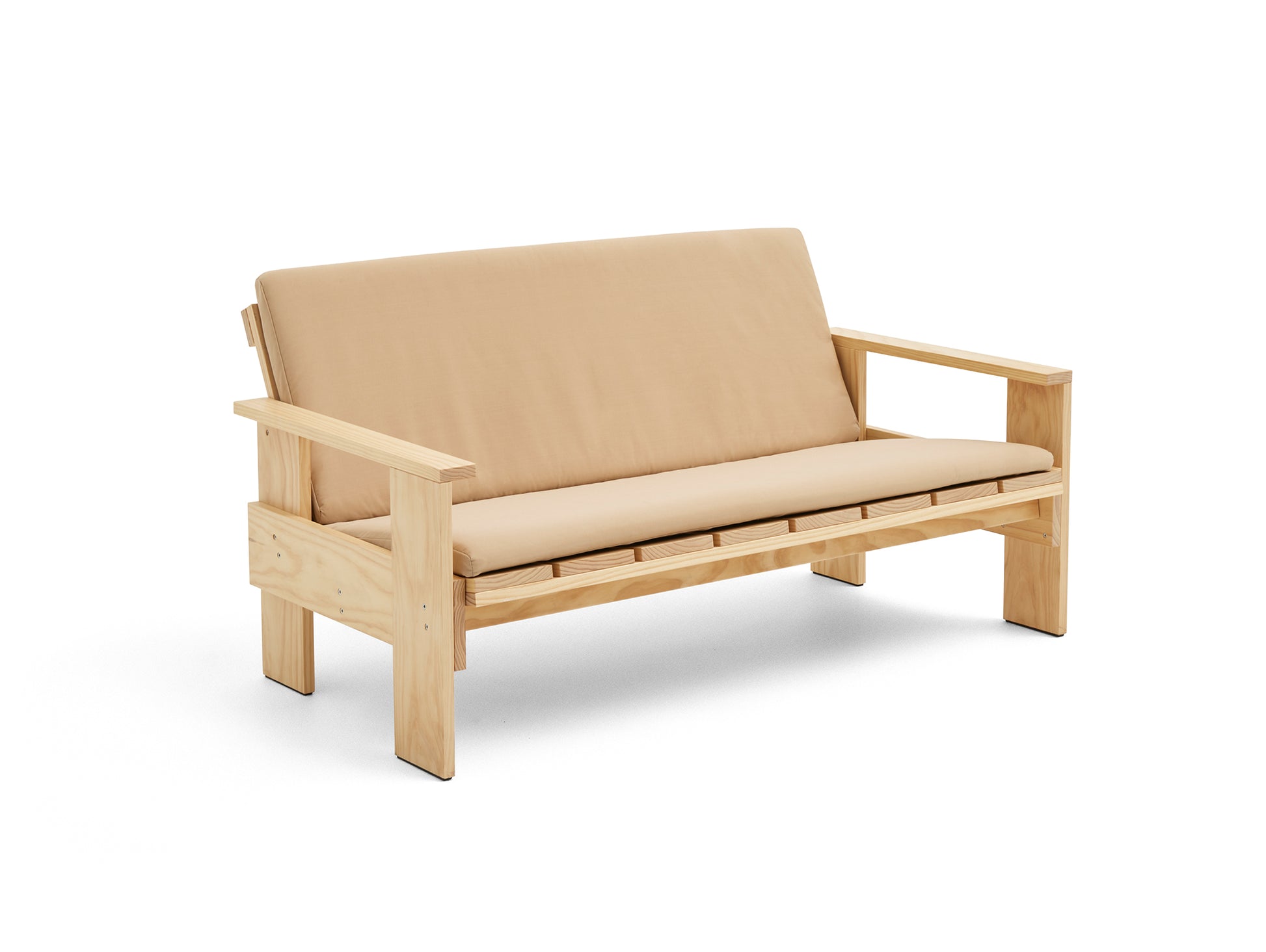 Crate Lounge Sofa Folding Cushion by HAY - Beige
