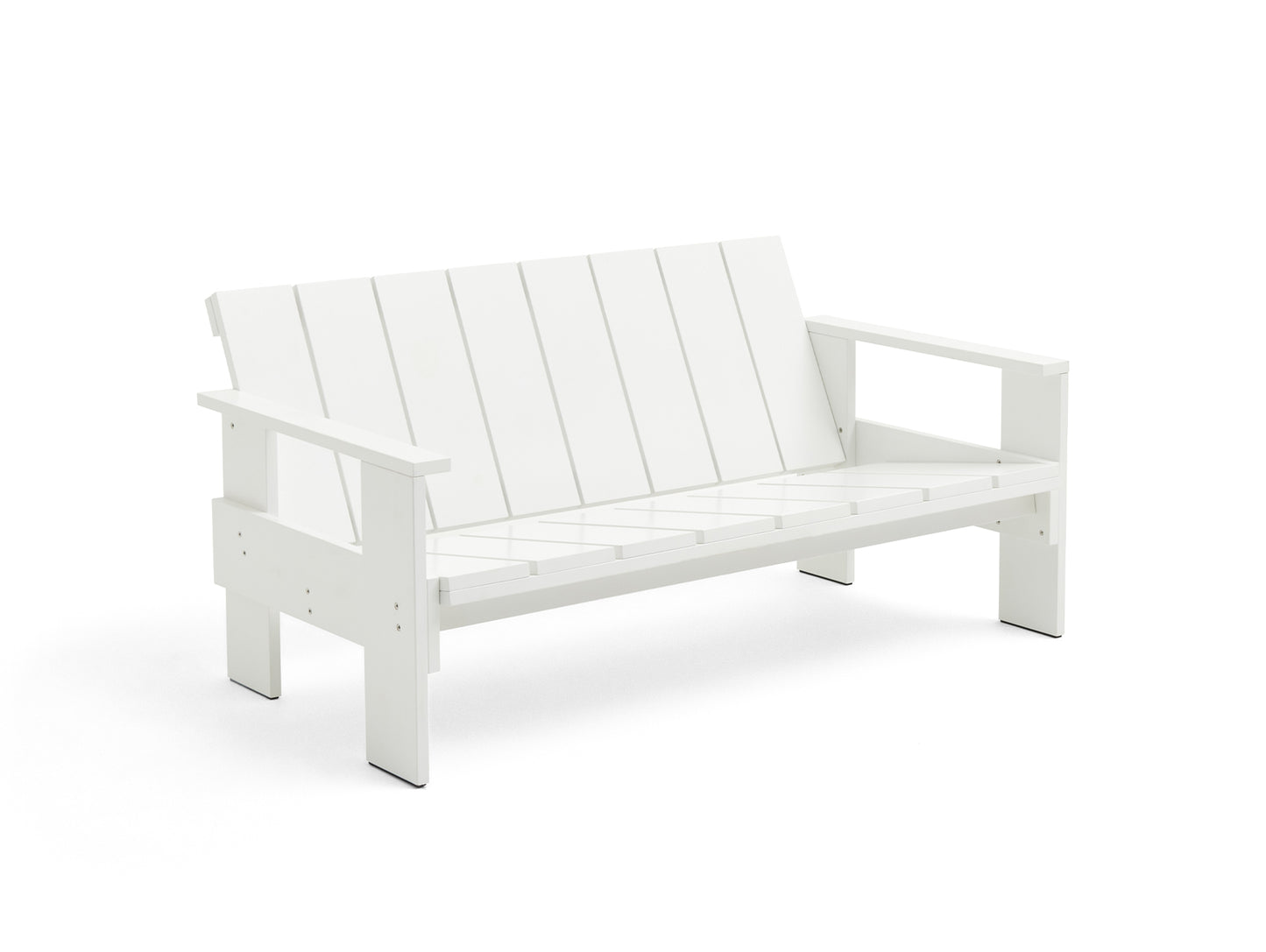 Crate Lounge Sofa by HAY - White Lacquered Pinewood