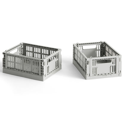 Colour Crate Mini - Set of 2 by HAY - Light Grey