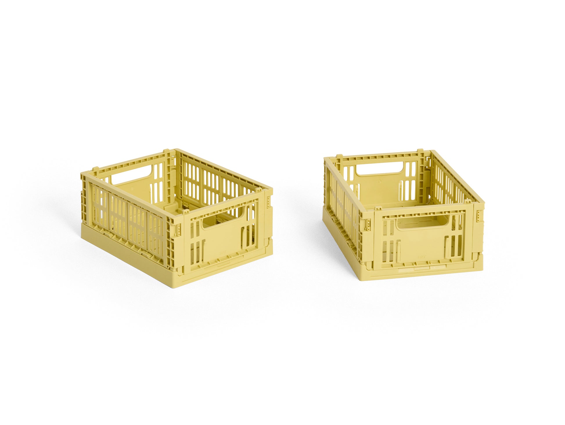 Colour Crate Mini - Set of 2 by HAY - Dusty Yellow