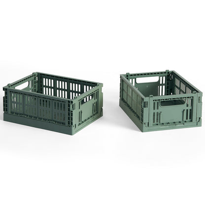 Colour Crate Mini - Set of 2 by HAY - Sage Green