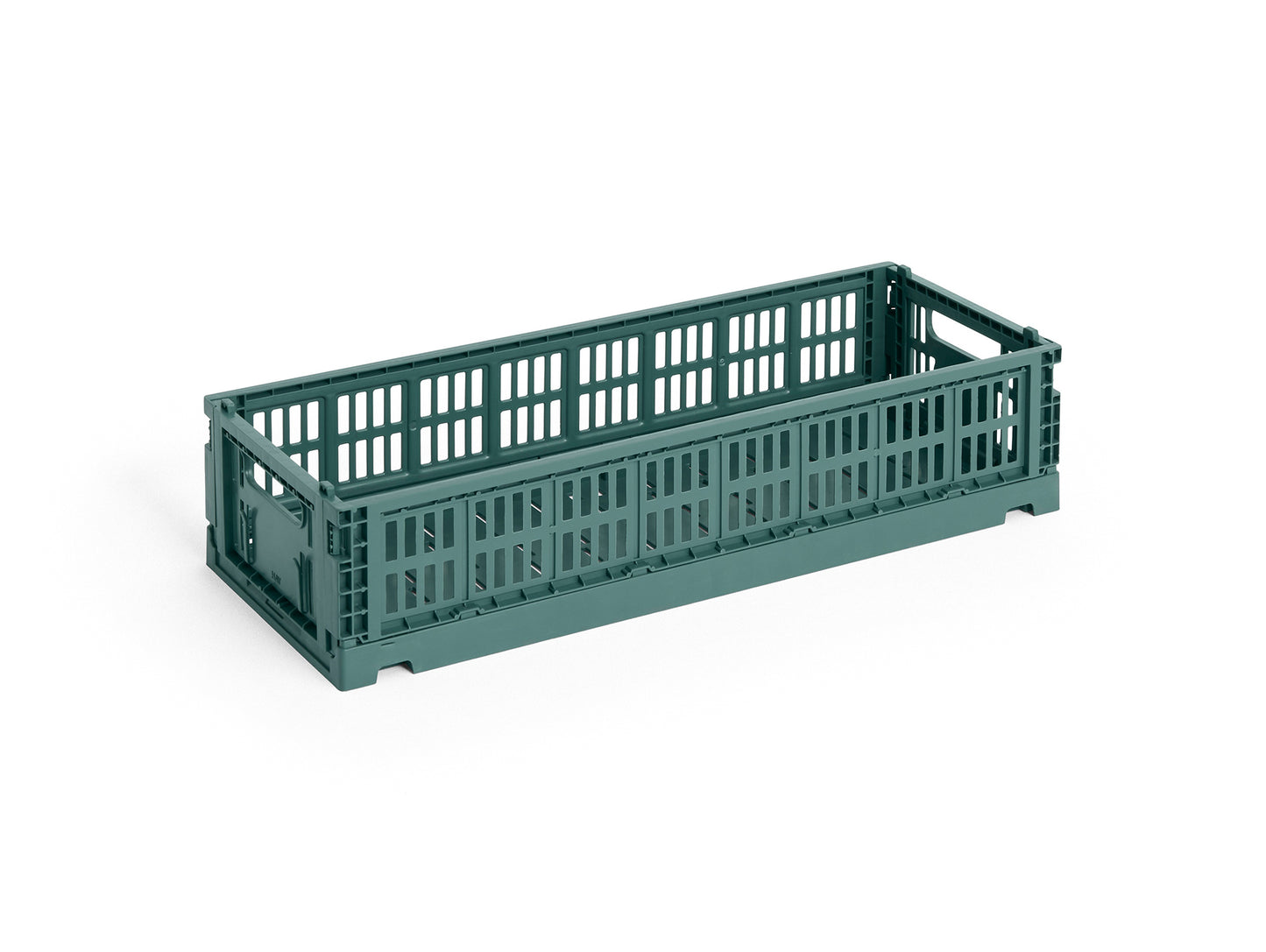 Colour Crate Mini Oblong by HAY - Dark Green