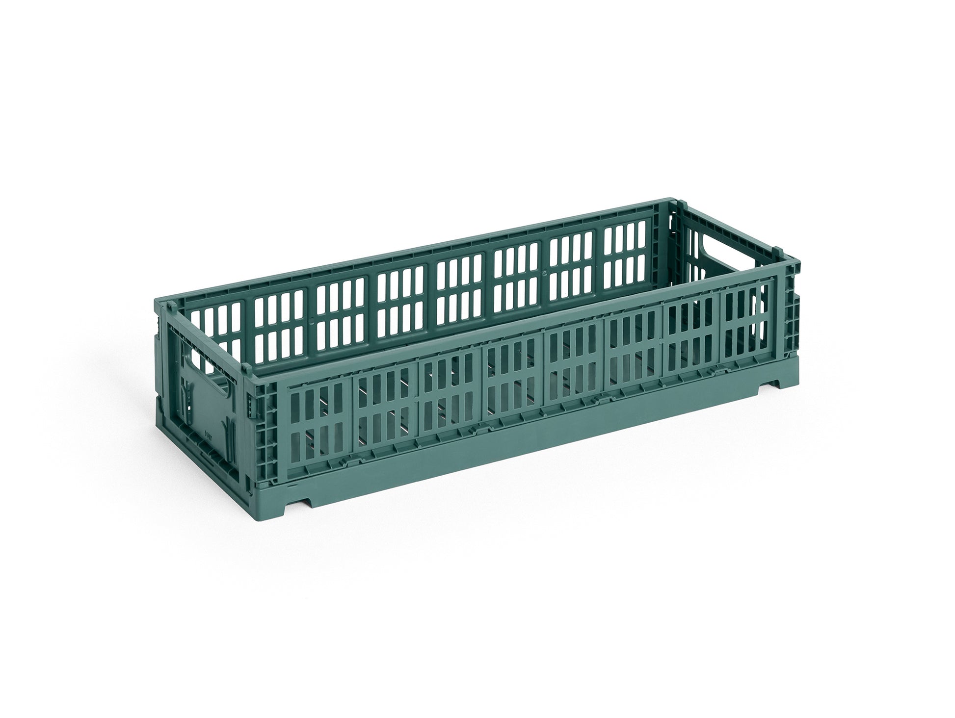 Colour Crate Mini Oblong by HAY - Dark Green