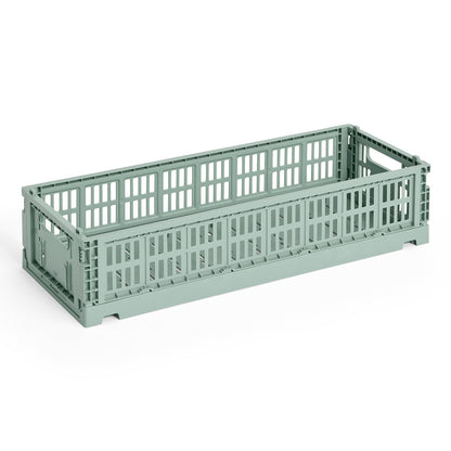 Colour Crate Mini Oblong by HAY - Sage Green