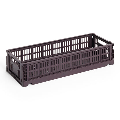Colour Crate Mini Oblong by HAY - Bordeaux