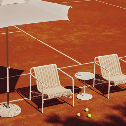 Terrazza Parasol by HAY - Hexagon / Off-White and Grey