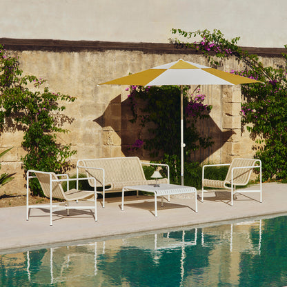 Terrazza Parasol by HAY - Hexagon / Off-White and Ochre
