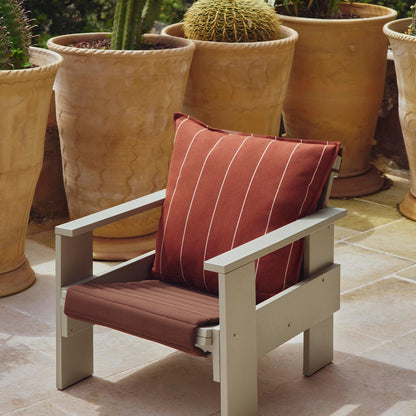 Crate Dining Chair Seat Quilted Cushion by HAY - Iron Red
