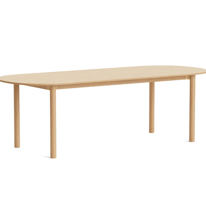 Annex Table Oblong by HAY - L240 cm / Oak Veneer Tabletop / Solid Oak Legs