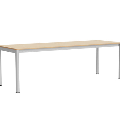 Annex Table Flush by HAY - L240 cm / Oak Veneer Tabletop / Anodised Aluminium Legs