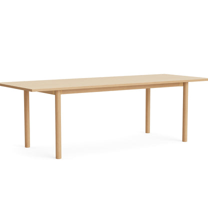 Annex Table Overhang by HAY - L240 cm / Oak Veneer Tabletop / Solid Oak Legs