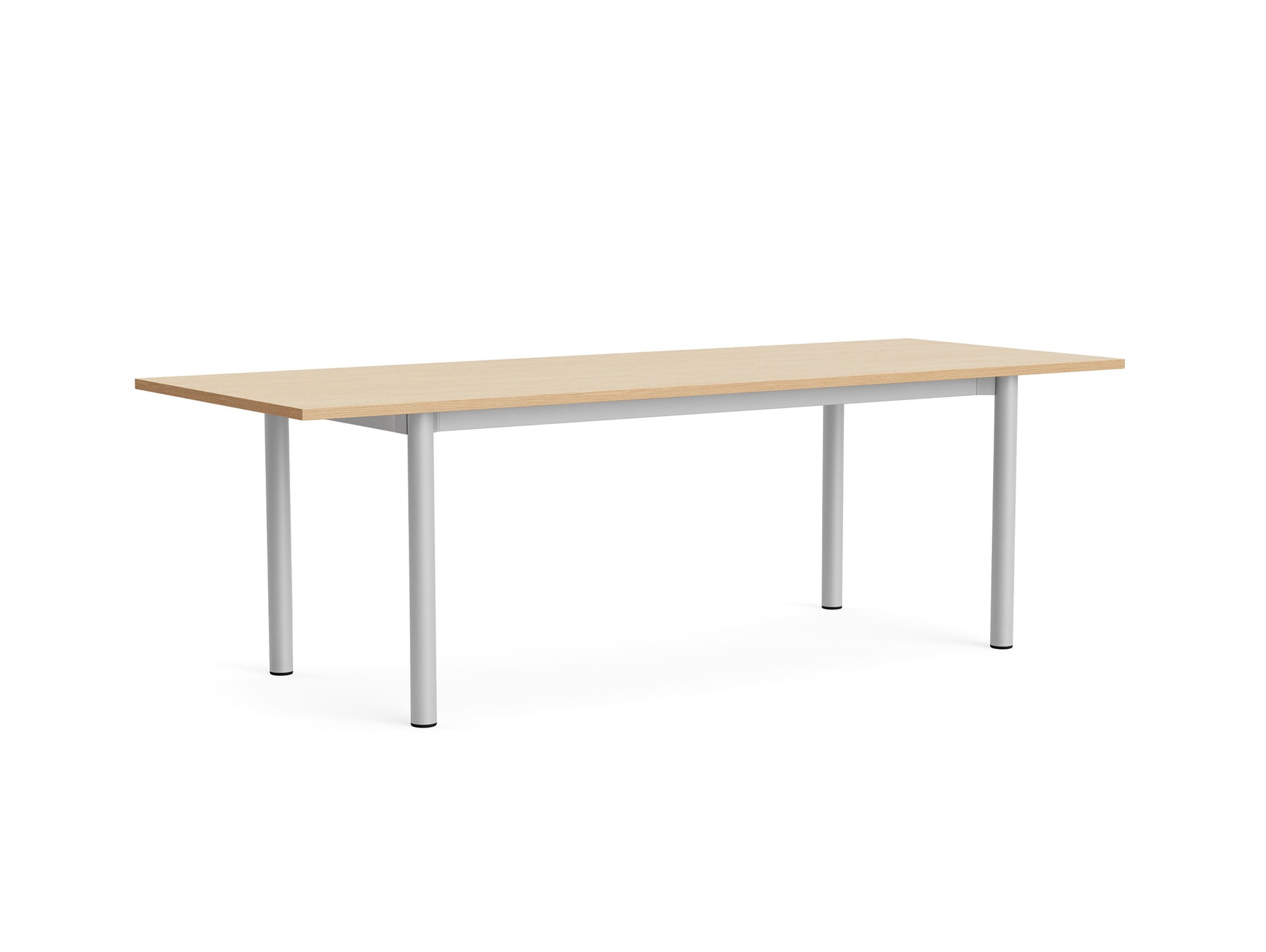 Annex Table Overhang by HAY - L240 cm / Oak Veneer Tabletop / Anodised Aluminium Legs