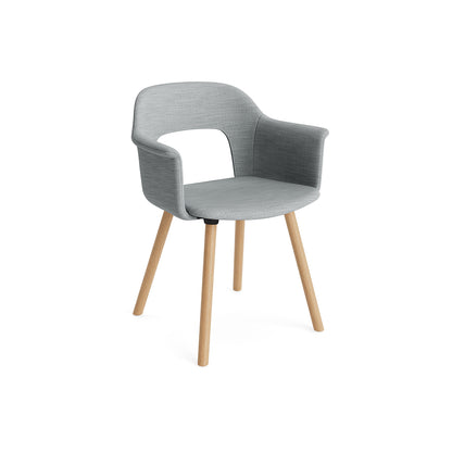 Layout Armchair 224 by HAY - Lacquered Oak Base / Remix 3 123